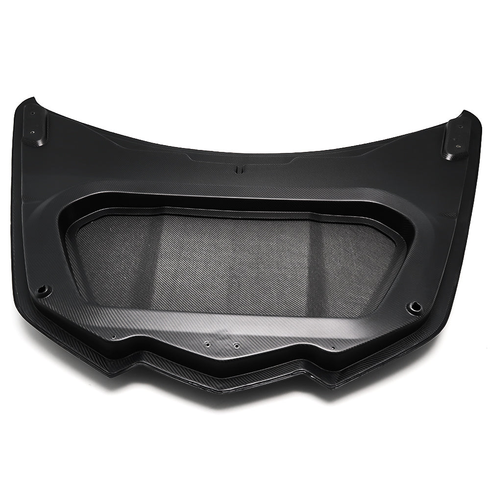 Real Carbon Fiber Replacement Front Engine Hood Cover For Corvette C8 Stingray Coupe HTC Z06 Z51 2020-2025, Exterior Trim