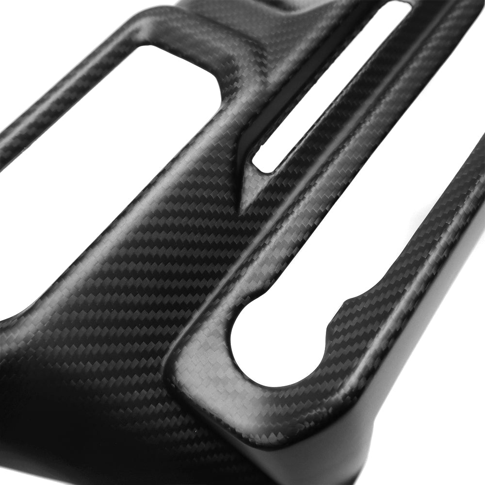 For Mustang S650 GT Dark horse EcoBoost Center Console AC Vent Cover Real Carbon Fiber