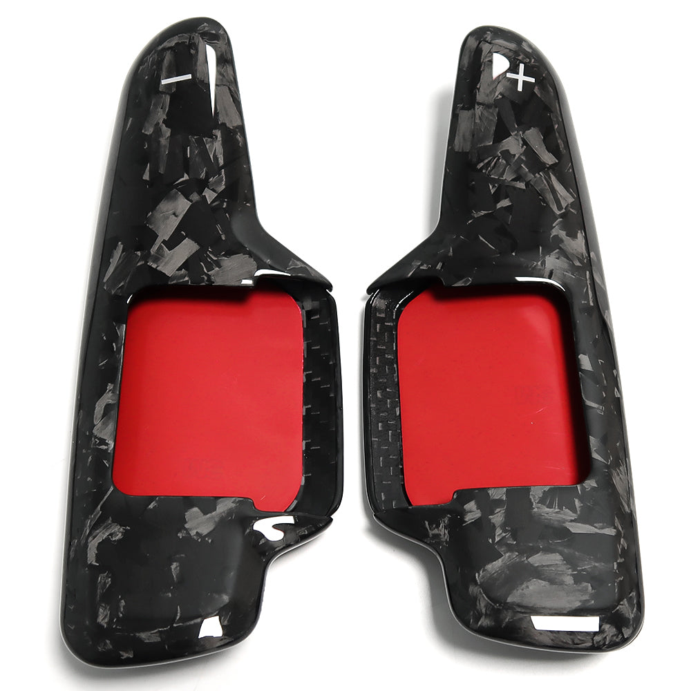For Chevrolet Corvette C8 3LT Stingray Z51 Z06 2020 2021 2022 2023 Paddle Shifter Stick on Trim Real Dry Carbon Fiber