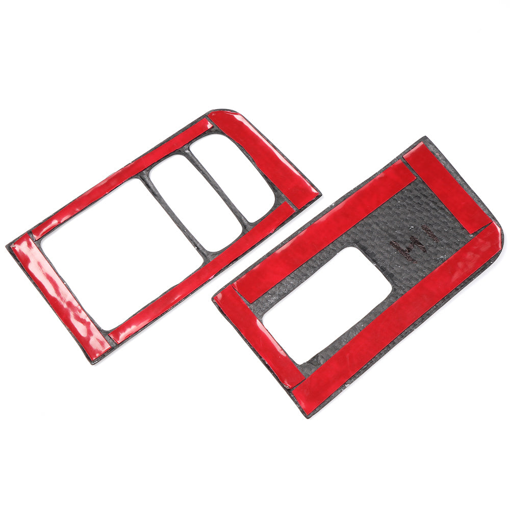 Real Carbon Fiber Door Window Lift Switch Panel Cover Trim For Lotus Emira I4 V6 2022 2023 2024 2025
