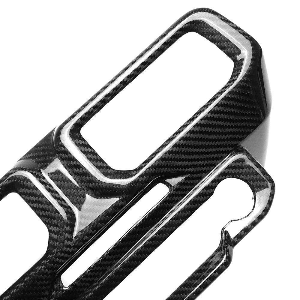 For Mustang S650 GT Dark horse EcoBoost Center Console AC Vent Cover Real Carbon Fiber