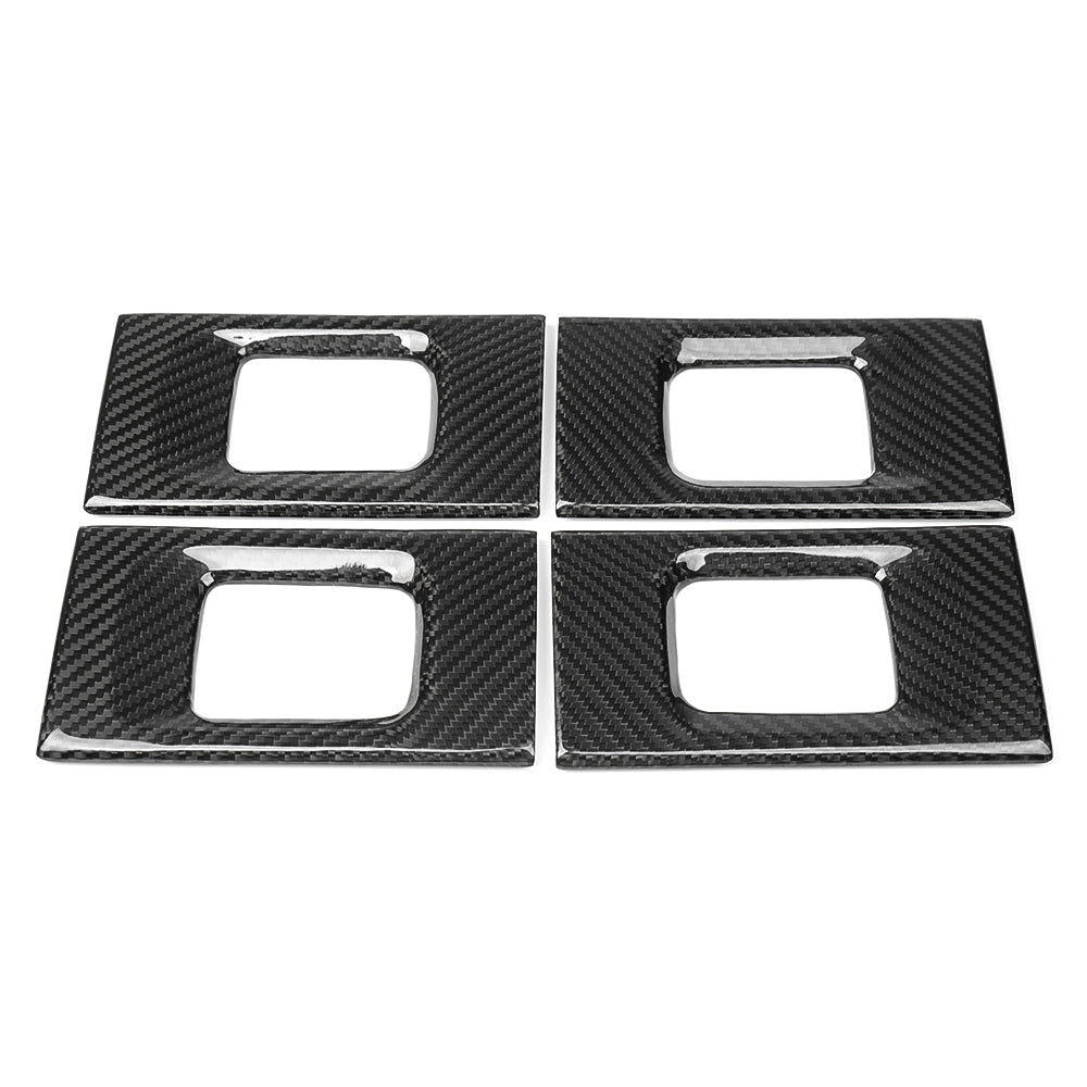 Real Carbon Fiber Interior Door Handle Grab Trim For Mercedes Benz G Class G500 G63 W463A W464 2019-2025
