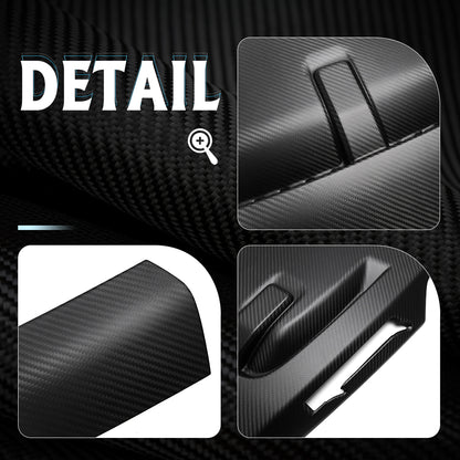 Real Carbon Fiber Car Hood Scoop Front Hood Vent Cover For Ford F-150 F150 Raptor 2021+