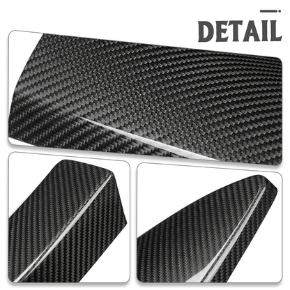Dry Carbon Fiber Inner Door Triangle A Pillar Cover Trim For Ford F150 Raptor Limited Platinum Tremor Lariat 2021 -2025