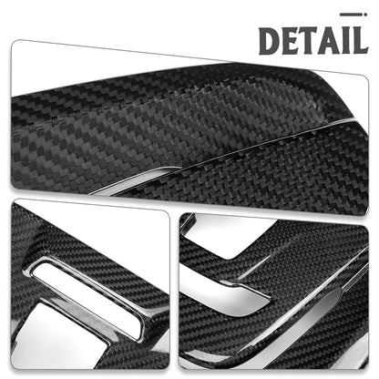 Dry Carbon Fiber Roof Reading Light Lamp Cover Trim For Toyota GR Corolla GZEA14 2023 2024 2025