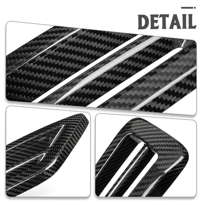 Dry Carbon Fiber Rear Bumper Air Vent Cover Trim For Toyota GR Yaris RS RZ Morizo 2025 2026, Exterior
