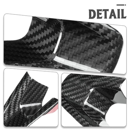 Dry Carbon Fiber Steering Wheel Lower Cover Trim For Hyundai Genesis G70 IK Sport Advanced 2017 - 2025