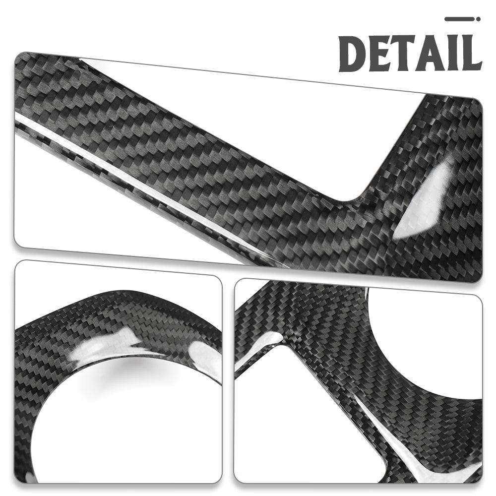 Real Carbon Fiber Center Console Air Vent Cover Trim For Mercedes Benz G Class G500 G550 G63 W463A W464 2019-2025