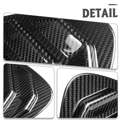 Dry Carbon Fiber Rear Window Louvers Trim For Lexus IS 300 350 500 F Sport 2021 -2025