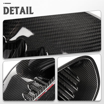 Real Carbon Fiber Rear Bumper Air Vent Cover Trim For Lotus Emira I4 V6 2022 2023 2024 2025