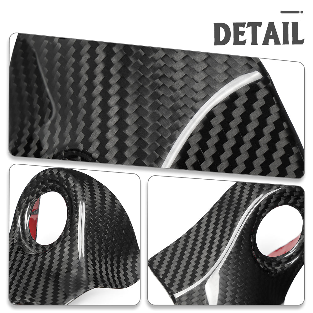 Real Dry Carbon Fiber Engine Start Button Cover Trim for Lexus IS IS500 IS350 IS300 2021 2022 2023 2024 2025 2026