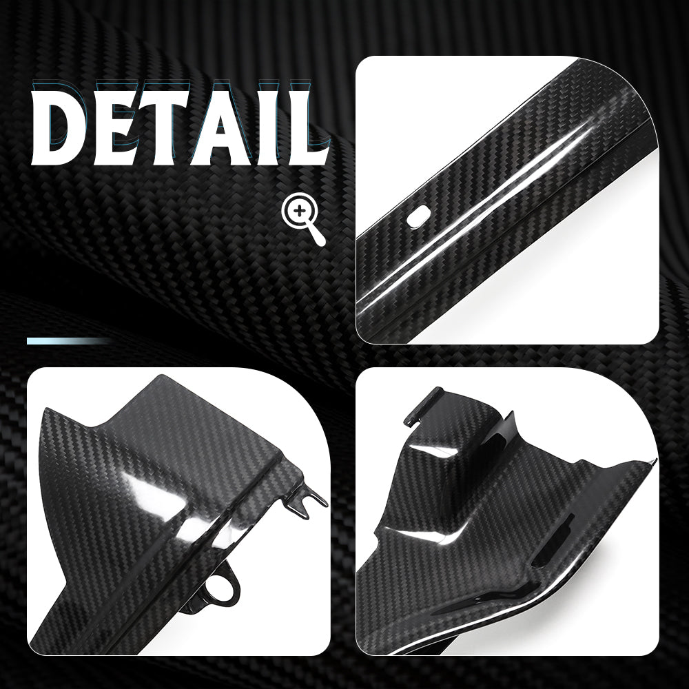 Dry Carbon Fiber Engine Bay Side Cover Trims For Lotus Emira V6 MT Sports 2022 2023 2024 2025