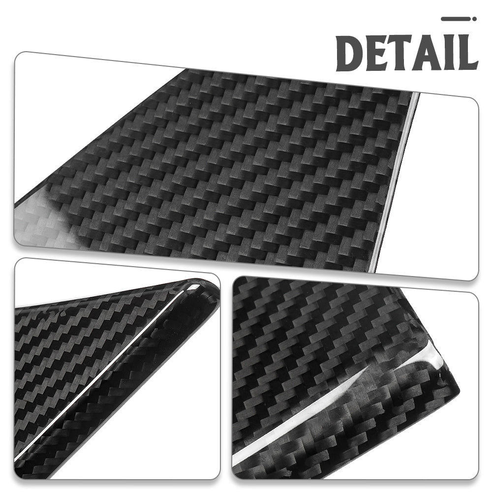 Dry Carbon Fiber Inner Front Door Triangle Cover Trim For Toyota GR Yaris RS RZ Performance 2025 2026, Interior