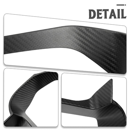 Dry Carbon Fiber Dashboard Cover Trim For Ford Bronco Raptor Outer Banks Badlands 2021-2025, Instrument Cluster Bezel