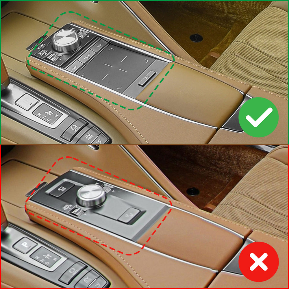 Dry Carbon Fiber Remote Touch Hand Rest Cover for Lexus LC LC500 LC500h 2018-2026, Center Console Trackpad Trim