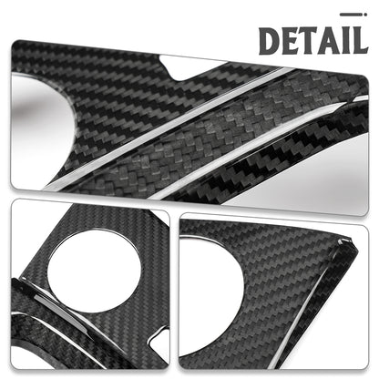Dry Carbon Fiber Gear Shift Panel Cover For Toyota GR Yaris RS RZ Morizo 2025 2026, Gear Box Frame Bezel, Center Console Trim