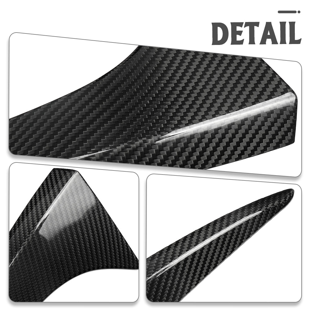 Real Dry Carbon Fiber Rear Window Side Spoiler Wing Trim for Toyota GR Corolla GZEA14 Morizo Circuit Core 2023 2024 2025 2026
