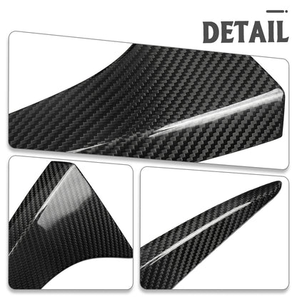 Real Dry Carbon Fiber Rear Window Side Spoiler Wing Trim for Toyota GR Corolla GZEA14 Morizo Circuit Core 2023 2024 2025 2026