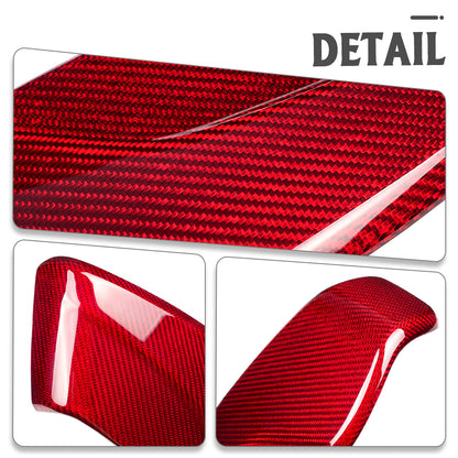 Dry Carbon Fiber Seat Belt Side Cover Trim For Corvette C8 Z51 Z06 Stingray Coupe Convertible 2020 - 2025
