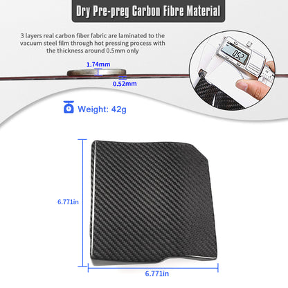 Dry Carbon Fiber Engine Fuse Box Cover Trim For Toyota GR Yaris RS RZ Morizo 2025 2026 Hatchback