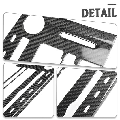 Real Carbon Fiber Center Console A/C Media Radio Button Panel For Lexus IS 300 350 500 F Sport 2021 -2025
