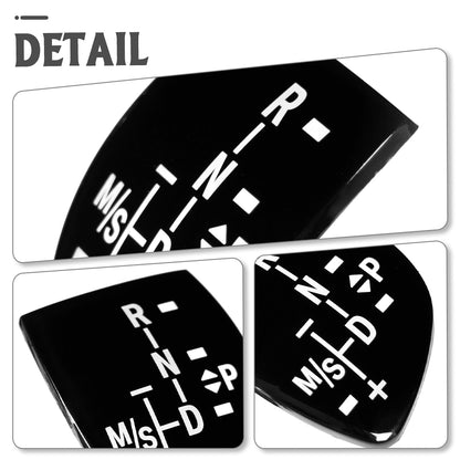 ABS Gear Shift Knob Sticker Panel for BMW F20 F22 F30 F35 F32 F10 F18 F06 F12 F13 F01 F02 X3 F25 X4 F26 X5 F15 X6 F16