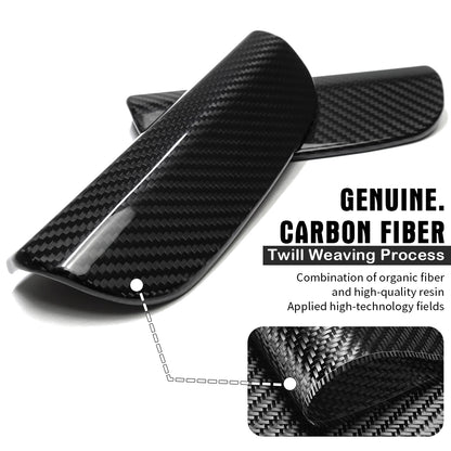 Genuine Carbon Fiber Seat Headrest Lower Trim Cover For Lotus Emira Sports Coupe V6 I4 2022 2023 2024 2025