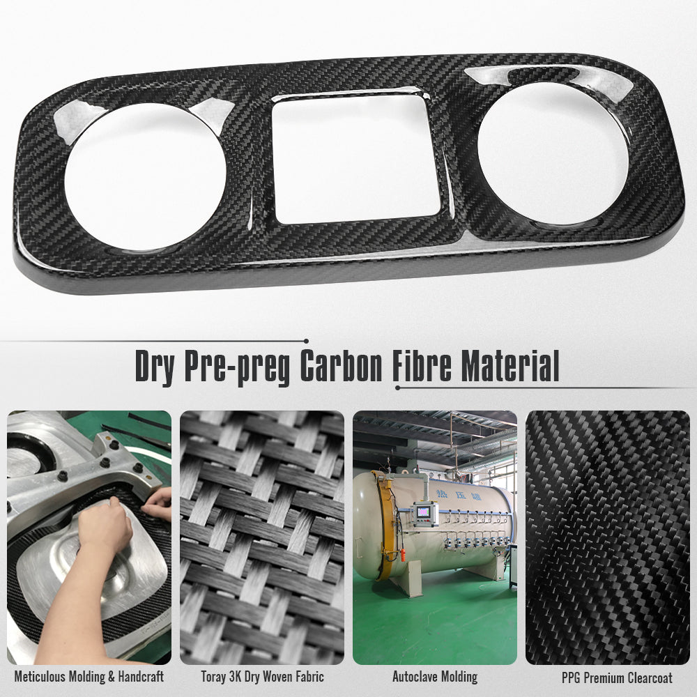 Real Carbon Fiber Center Console Air Vent Cover Trim For Mercedes Benz G Class G500 G550 G63 W463A W464 2019-2025