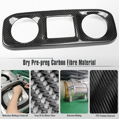 Real Carbon Fiber Center Console Air Vent Cover Trim For Mercedes Benz G Class G500 G550 G63 W463A W464 2019-2025