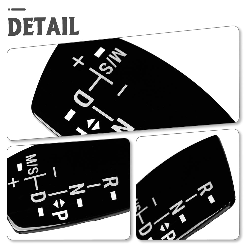 ABS Gear Shift Knob Sticker Panel for BMW F20 F22 F30 F35 F32 F10 F18 F06 F12 F13 F01 F02 X3 F25 X4 F26 X5 F15 X6 F16
