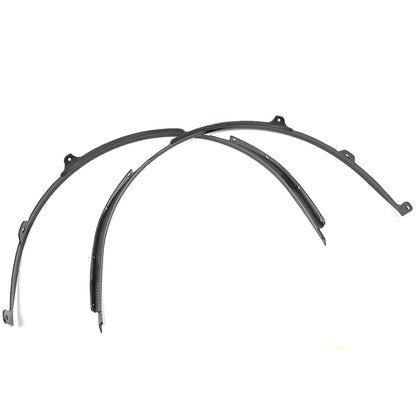 ABS Plastic, Front Wheel Eyebrow Fender Trim for Ford Mustang S650 GT Darkhorse 2024 2025, Car Wheel Arch Covers