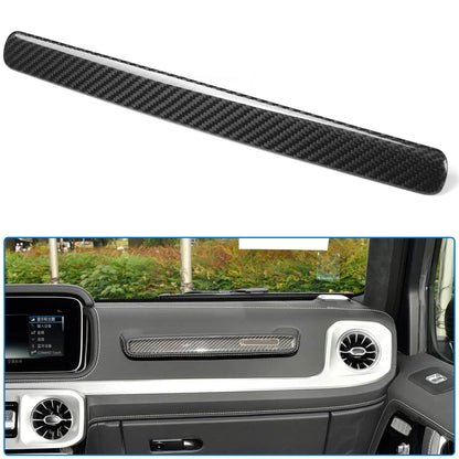 Real Carbon Fiber Co-pilot Glove Box Handle Trim For Mercedes Benz G500 G63 W463A W464 AMG 2019-2025