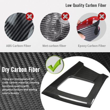 Dry Carbon Fiber Upper Dashboard HUD Trim Pad for For Corvette C8 Stingray 1LT 2LT 2026+