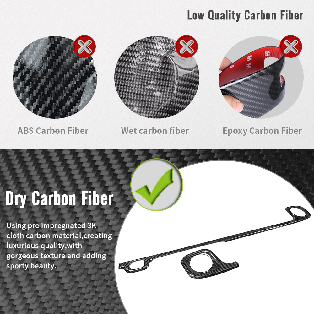 Real Carbon Fiber Dashboard Panel Trim For Mercedes-Benz G Class W464 W465 G63 AMG G500 G550 2019-2025