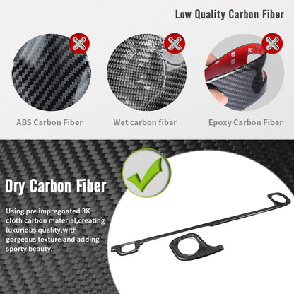 Real Carbon Fiber Dashboard Panel Trim For Mercedes-Benz G Class W464 W465 G63 AMG G500 G550 2019-2025