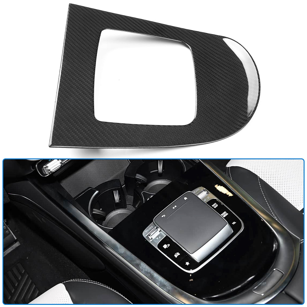 Real Carbon Fiber Gear Shift Panel Frame Trim For Mercedes Benz G500 G550 G563 W464 W465 AMG 2025