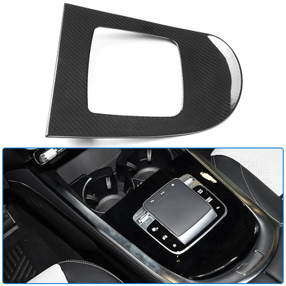 Real Carbon Fiber Gear Shift Panel Frame Trim For Mercedes Benz G500 G550 G563 W464 W465 AMG 2025