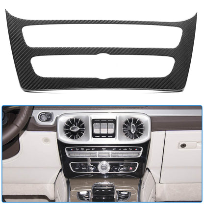 Real Carbon Fiber Center Console AC CD Switch Panel Frame For Mercedes Benz G Class G500 G63 W463A W464 2019-2025