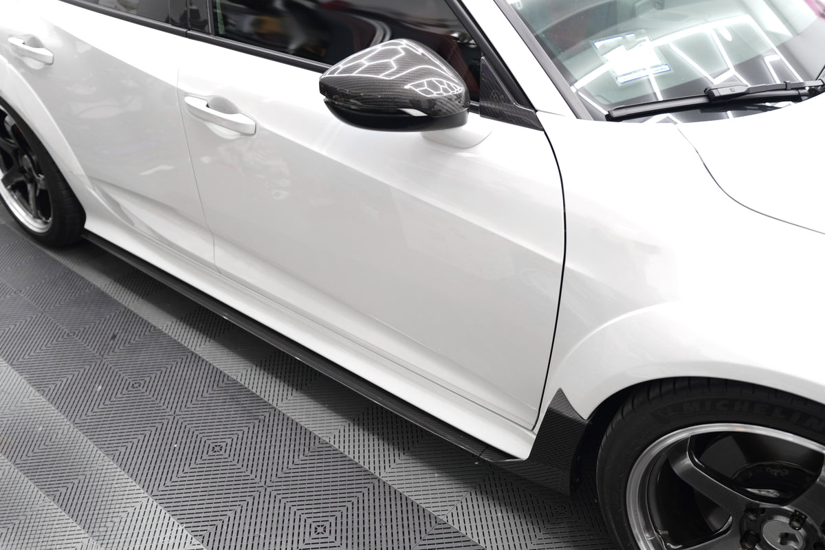 Real Carbon Fiber Side Skirts For Acura Integra Type S DE5 2023 2024 2025 2026, Car Rocker Panels, Exterior Trim