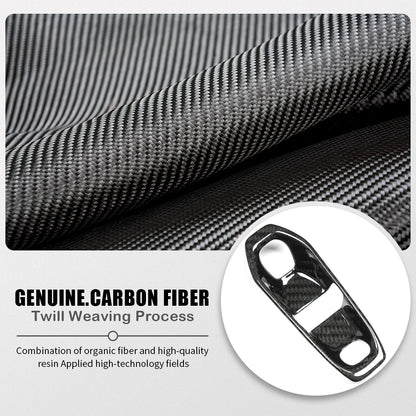 Dry Carbon Fiber Gear Shift Button Cover Trim For Corvette C8 Stingray 1LT 2026+