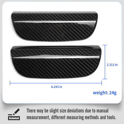Genuine Carbon Fiber Seat Headrest Lower Trim Cover For Lotus Emira Sports Coupe V6 I4 2022 2023 2024 2025