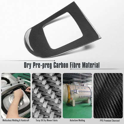 Real Carbon Fiber Gear Shift Panel Frame Trim For Mercedes Benz G500 G550 G563 W464 W465 AMG 2025