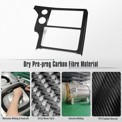 Dry Carbon Fiber Center Console GPS Navigation Screen Bezel Trim  for Toyota GR Yaris 2025 2026