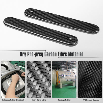 Dry Carbon Fiber Side Door Handle Cover Trim for Lexus LC500 LC500h 2018-2026