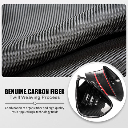 Real Carbon Fiber Rear Bumper Air Vent Cover Trim For Lotus Emira I4 V6 2022 2023 2024 2025
