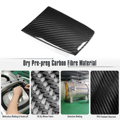 Dry Carbon Fiber Remote Touch Hand Rest Cover for Lexus LC LC500 LC500h 2018-2026, Center Console Trackpad Trim
