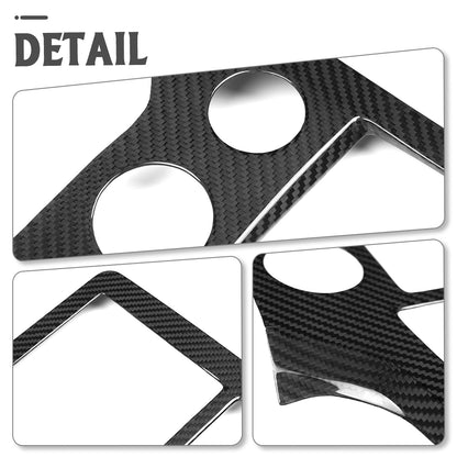 Dry Carbon Fiber Center Console GPS Navigation Screen Bezel Trim  for Toyota GR Yaris 2025 2026