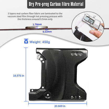 Dry Carbon Fiber Rear Back Door Tailgate Cover Trim For Ford Bronco Raptor 2021-2025, Spare Tire Bracket Cover, Replacement