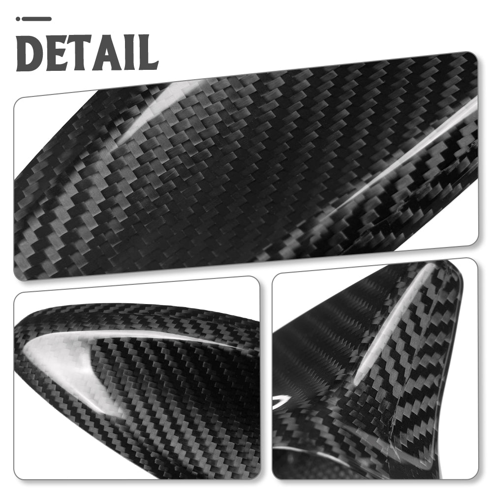 Dry Carbon Fiber Antenna Cover Cap For Honda Civic Type R Performance FL5 2023 2024 2025 2026, Car Roof Shark Fin Trim