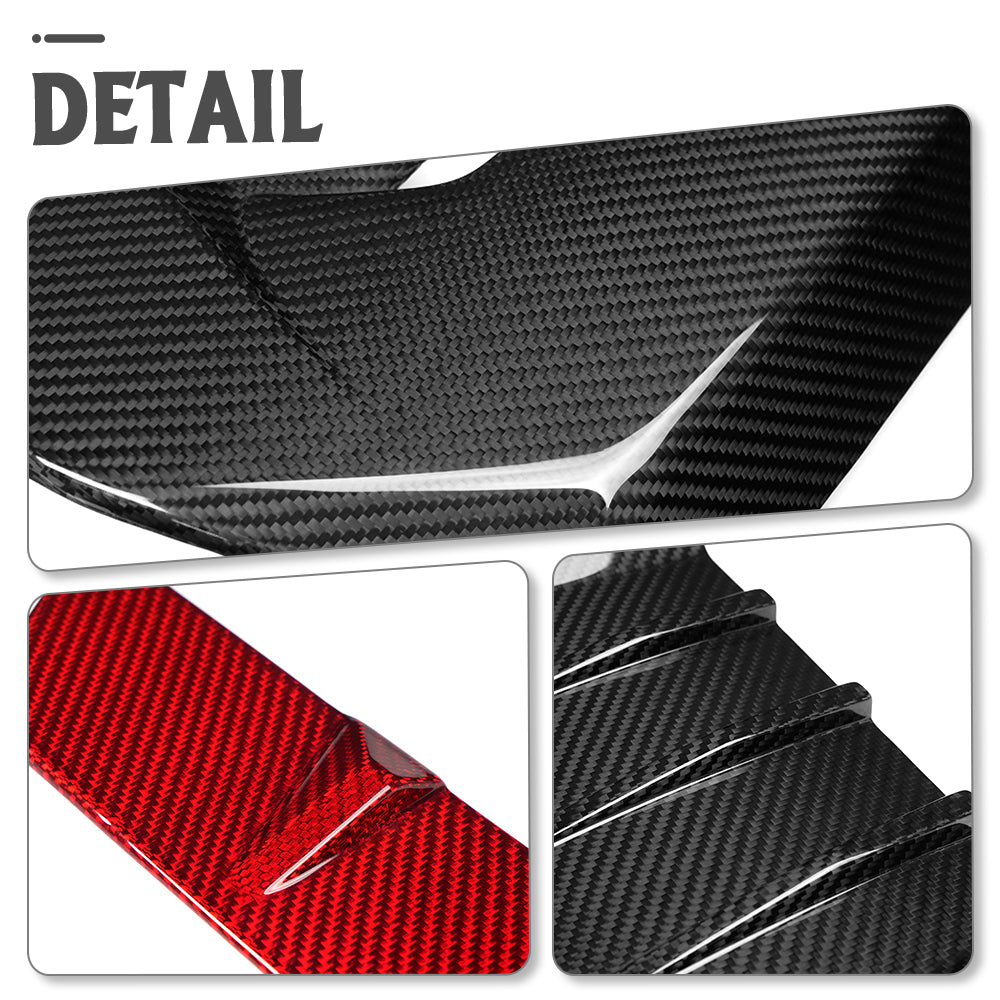 Dry Carbon Fiber Engine Cover Trim For Toyota GR Yaris Corolla 2025 2026, Replacement Front Hood